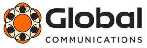 Global communications logo